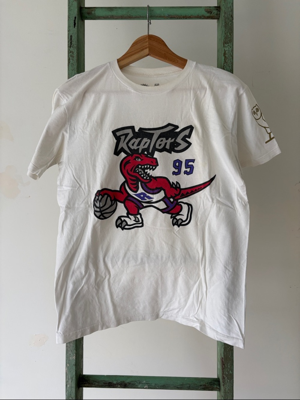OVO x Toronto Raptors 2014 Drake Night Limited Edition White Tee – Medium